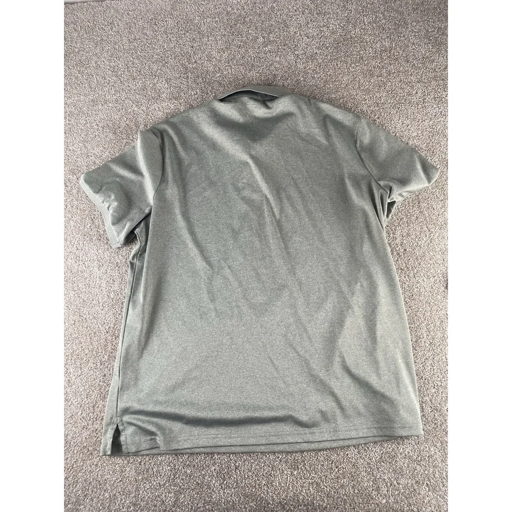Polo Ralph Lauren Performance Gray Polo Stretch Solid Black Pony Preppy